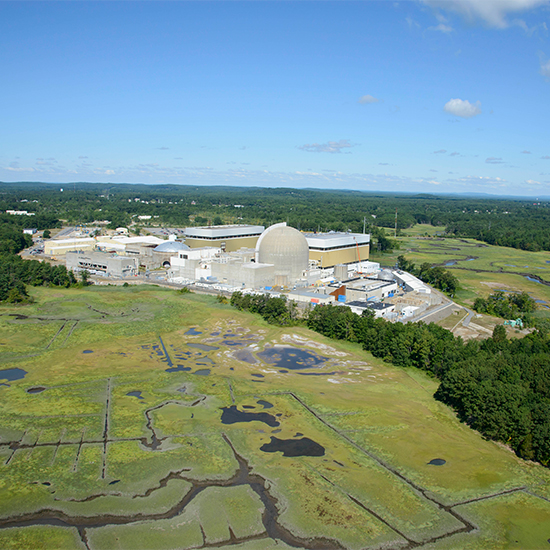 Aerial view of a Nuclear Energy Center