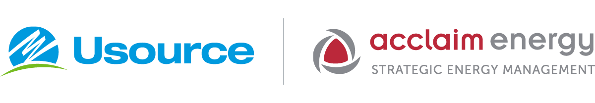 Usource and Acclaim Energy logos